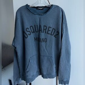 DSQUARED2 Charcoal Sweatshirt with Bold Logo